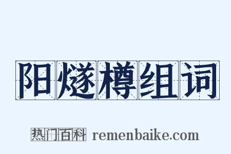 阳燧樽组词是什么意思的图片